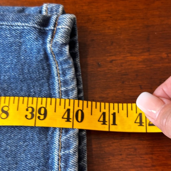 ReDone NWT size 28 high rise ankle cropped straight stretch mid 70’s denim jeans - Picture 16 of 16